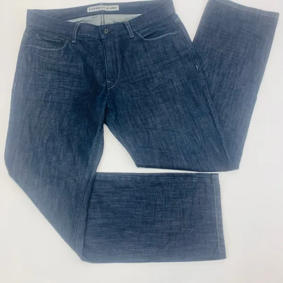 Express Jeans Mens Blue 34 x 32 Kingston Classic
