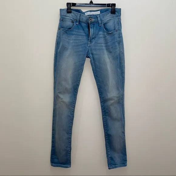 Express light wash Alec super skinny fit jeans size 29/32