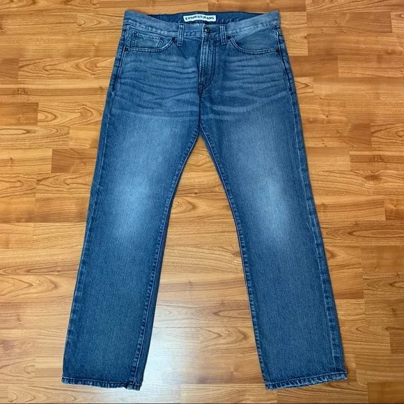 Express Jeans Mens Rocco Slim Fit Straight Leg Size 34x32