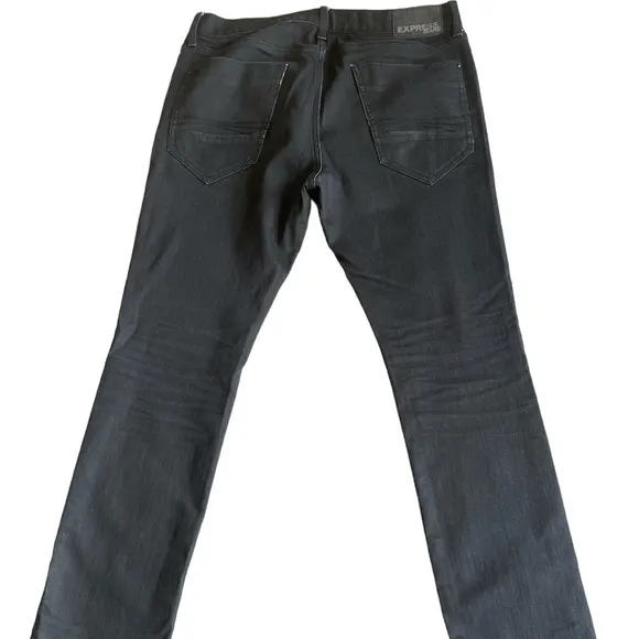 Mens Express Faded Black Jeans