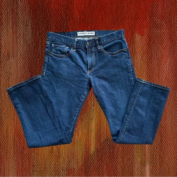 EXPRESS Men’s Rocco Slim Fit Straight Leg Jeans