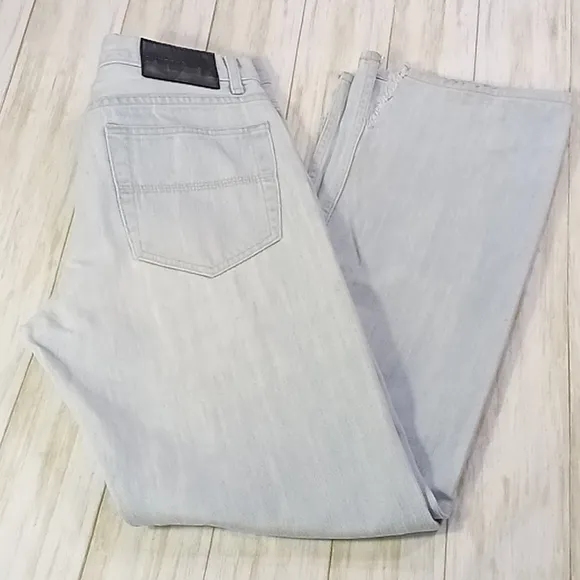 Express Button Fly Tidal Wash Straight Leg Size W32L32