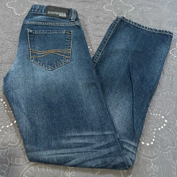 Express Mens Rocco Slim Fit Boot Cut Size 29x32