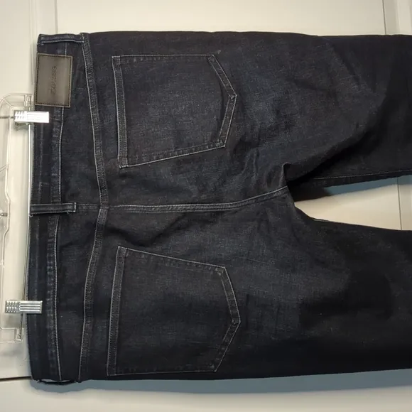 Mens dark wash Express jeans