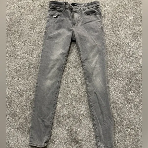 MEN’S Super Skinny Grey Express Jeans