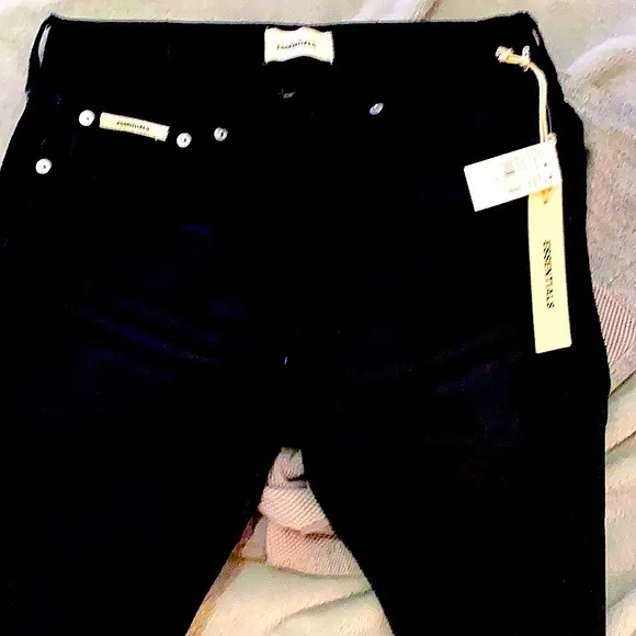 Nwt - Brand new with tags Fear of God Jeans with ankle zip men black Japanese
          
      NWT