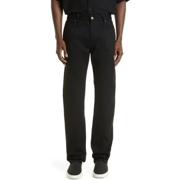 NWT Fear of God Eternal Straight Leg Jeans, Size 38, Color Black
          
      NWT
