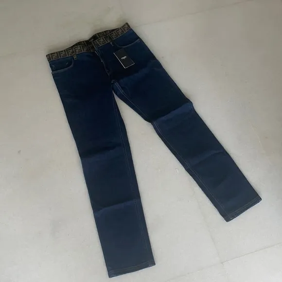 Fendi Logo Waist Men’s Jeans Size 36 NWT
          
      NWT