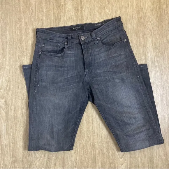 Fidelity Torino grey washed denim