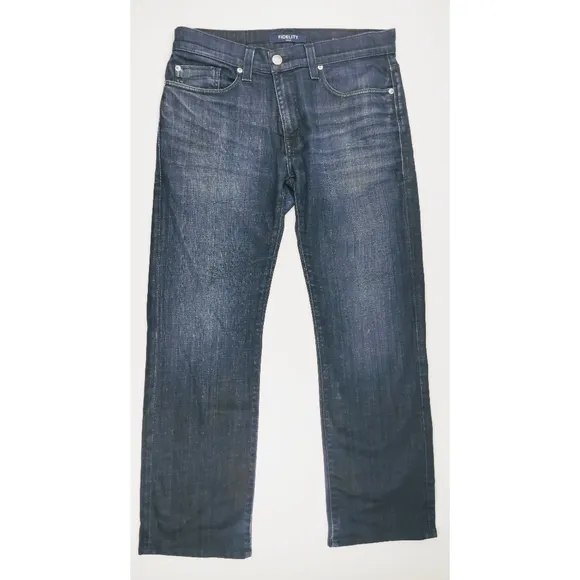Fidelity Mens size 31 Jeans 50 - 11 Denim USA 31x 30 Straight Leg Aidan Blue usa