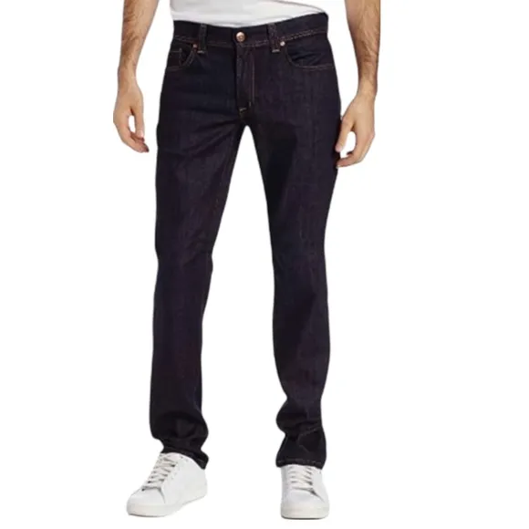 Fidelity Slim Jim Slim Straight Stretch Denim Jean Town Rinse Dark Wash