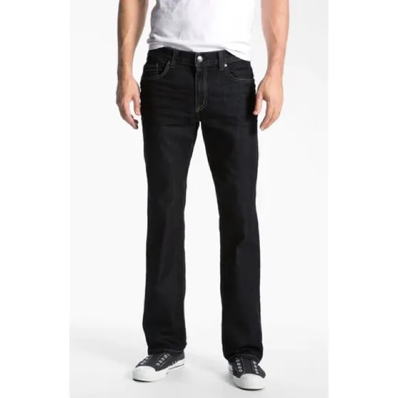 Fidelity Denim 50-11 Blue Sabbath Rise Relaxed Straight Fit Jeans EUC Size 38