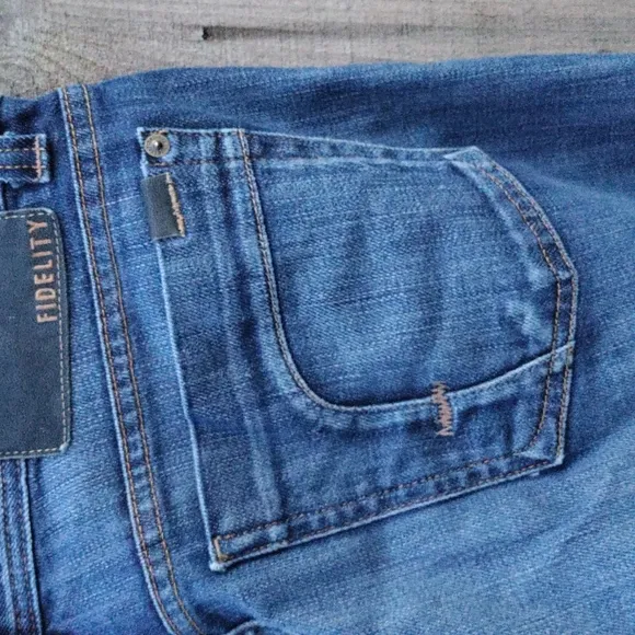 Fidelity Slim Jim Jeans Men Sz 36 Inseam 29