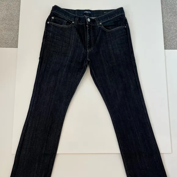 Men’s Fidelity Denim Straight Leg Jeans Dk Wash Sz 33/31