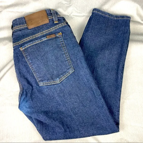 Fidelity Denim Jimmy Slim Straight Halo Rinse Blue Jeans