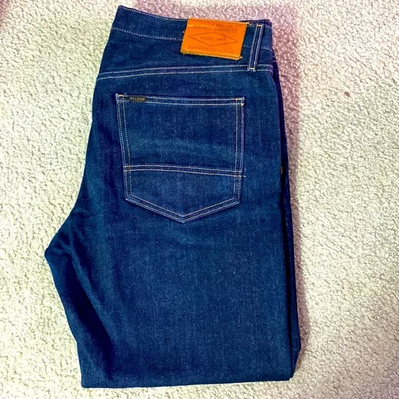Filson Rail Splitter Jeans Raw Denim 100% Cotton