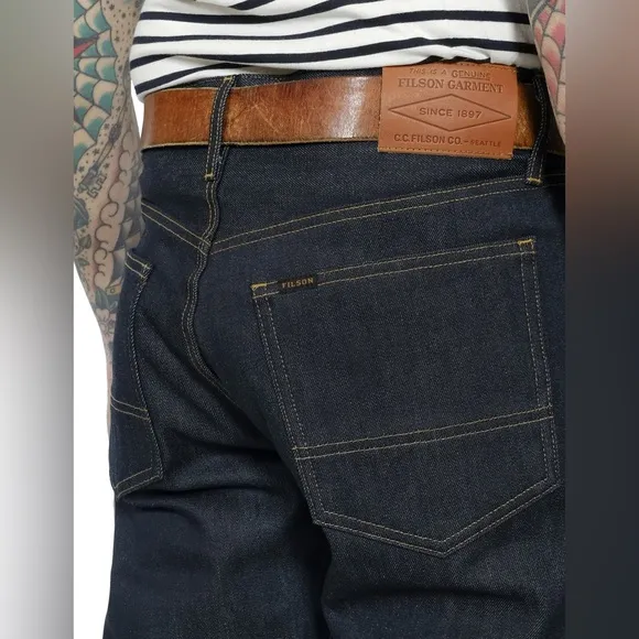 EUC Filson RAIL-SPLITTER RAW DENIM JEANS