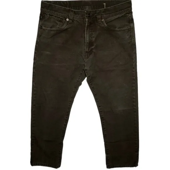 Filson Jeans Mens Small 30x28 Raven Gray Denim Durable Workwear Straight Cotton