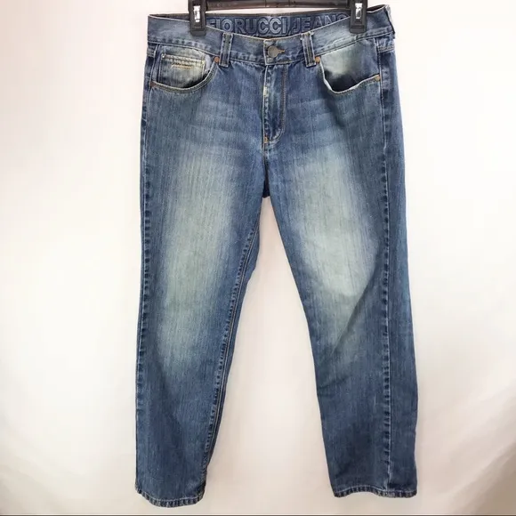 Fiorucci F&J Italian Designed Blue Jeans Size 32