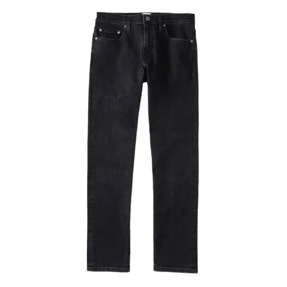 Flint And Tinder Stone Washed Black Jeans Straight-leg Men's Size 32