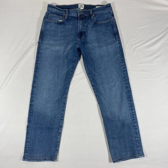 Flint & Tinder Jeans Mens 31x26 Blue Straight Fit Denim USA 24-DI70