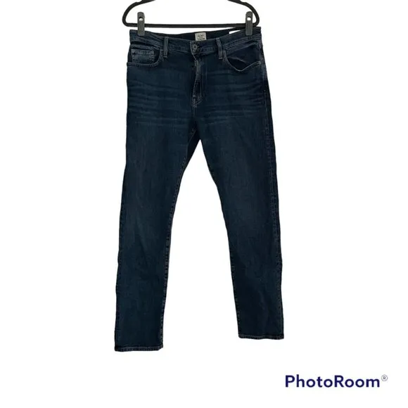 Flint and Tinder Dark Wash Slim Straight Jeans Size 33 x 32 Mens