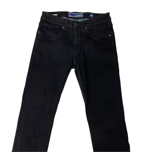 Flying Machine Blue label Mens Jeans Sz 32 Black Denim