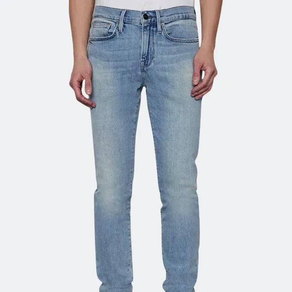 FRAME Denim L’homme Jeans in White Sands Size 28
