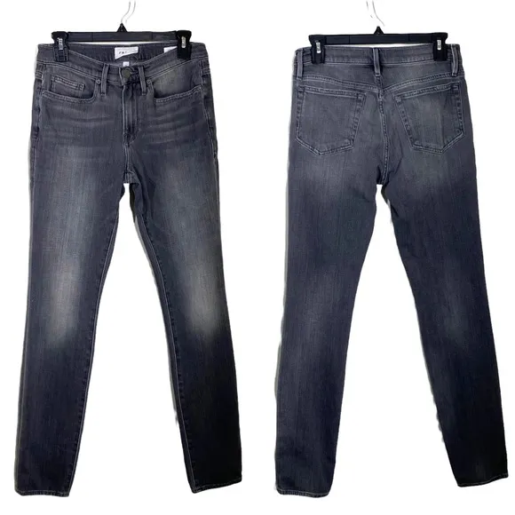 FRAME L’Homme Skinny Jeans Gray