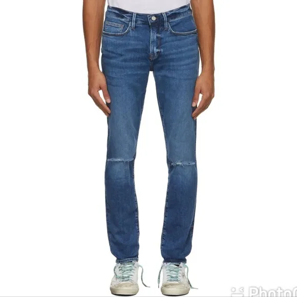 Frame L’Homme Skinny Mid-Rise Gratitude Rips Jeans NWT
          
      NWT