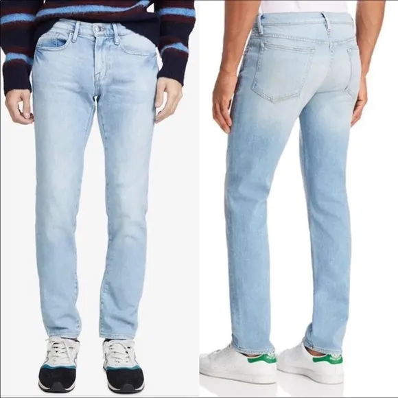 𝅺Frame L’Homme Slim Stretch Denim in Finn. Size 33