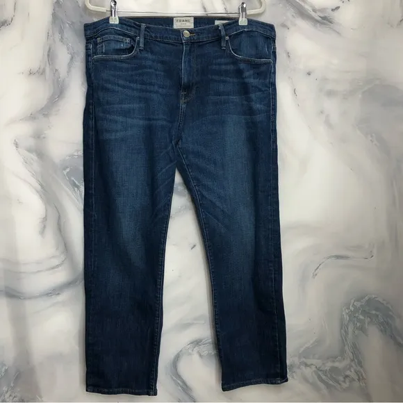 Frame men’s blue jeans straight leg