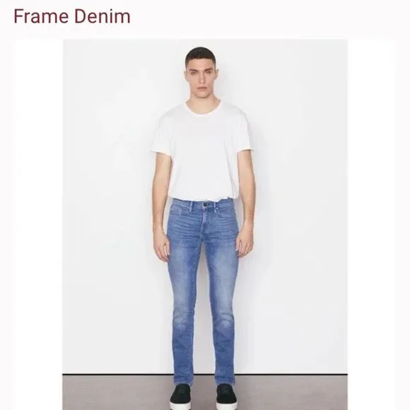 Frame NWT Men's L'Homme Slim in Bradbury Jeans Size 38
          
      NWT