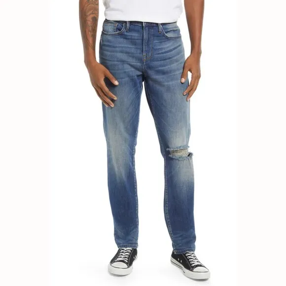 FRAME. L'Homme Athletic Mid-Rise Slim Fit Jeans.
          
      NWT