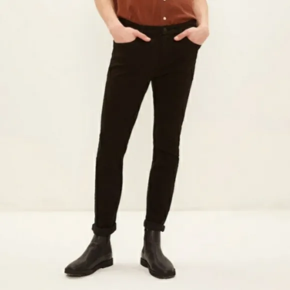 Frank and Oak black Tyler high waisted skinny jean