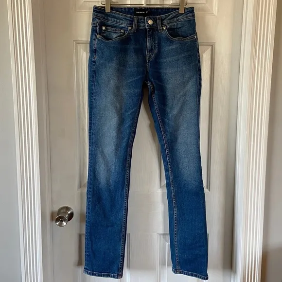 Frank & Oak Dylan Slim Blue Jeans Size 28x32