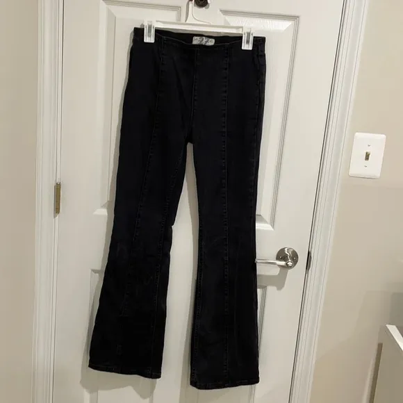 Black Free People Bootcut Jeans