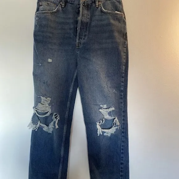 NWT Free People Mens Ripped Style Jeans Size 32
          
      NWT