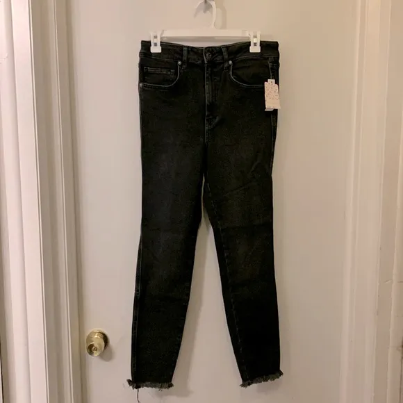 Free People High Rise Fringe Jeans size 30 NWT
          
      NWT