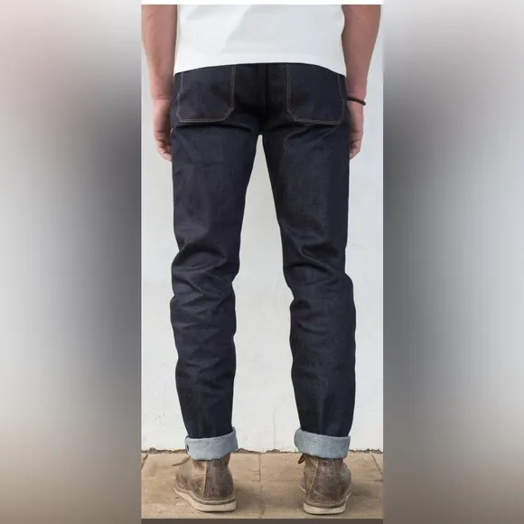 Freenote Portola Sz 34 Taper Fit Kaihara Denim Japanese Selvedge