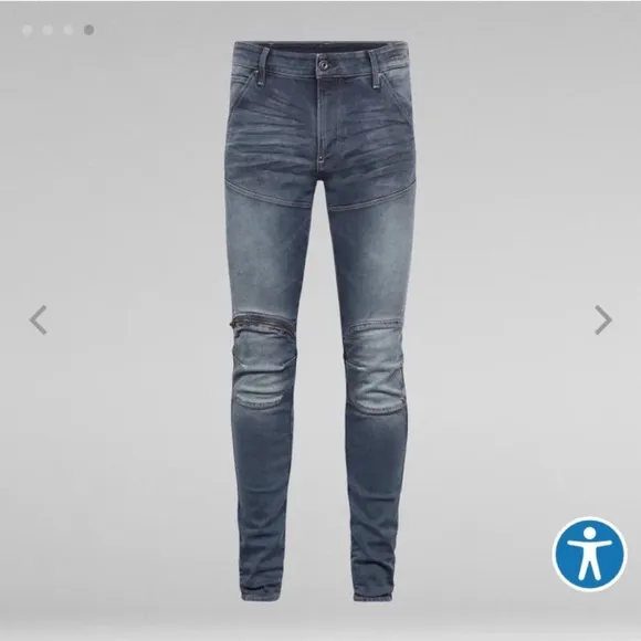 Men’s G-Star Raw 5620 Knee Zip Skinny Jeans
          
      NWT