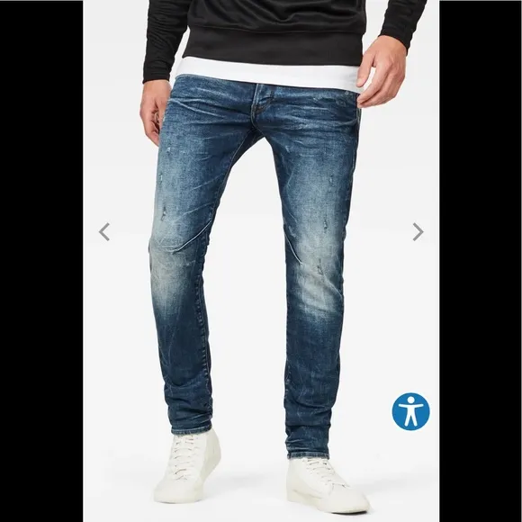 Men’s G-Star Raw D-Star 5 Pocket Skinny Jeans
          
      NWT