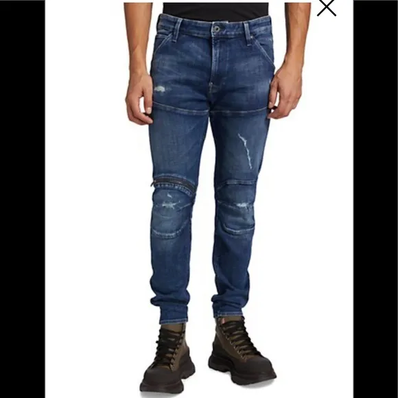 Men’s G-Star Raw 5620 Knee Zip Skinny Jeans
          
      NWT