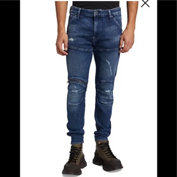 Men’s G-Star Raw 5620 Knee Zip Skinny Jeans
          
      NWT