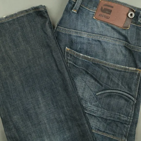 G Star Holmer Tapered Denim Jeans Size 33
