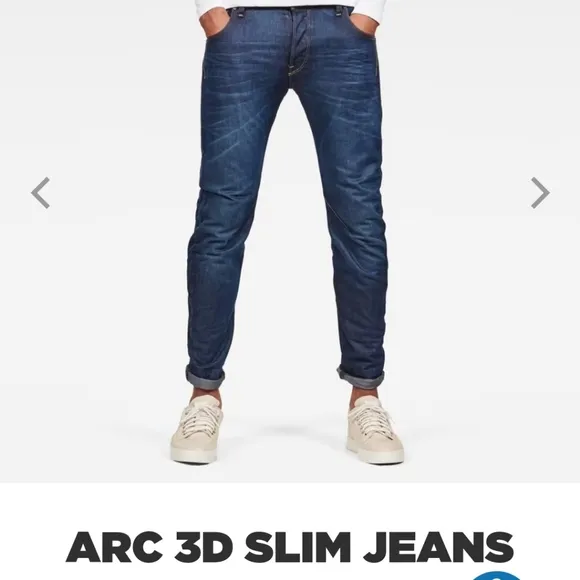 G-star raw arc 3d slim jeans 28x30 nwot