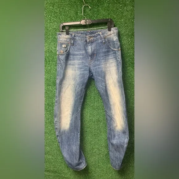 G-Star Raw Denim Arc 3D Loose Tapered Braces Jeans Size 30 (693)
