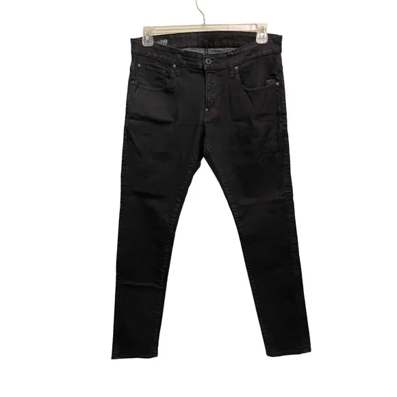 G Star Raw Revend Super Slim Jeans Mens 35x32 Dark Blue Dark Wash READ