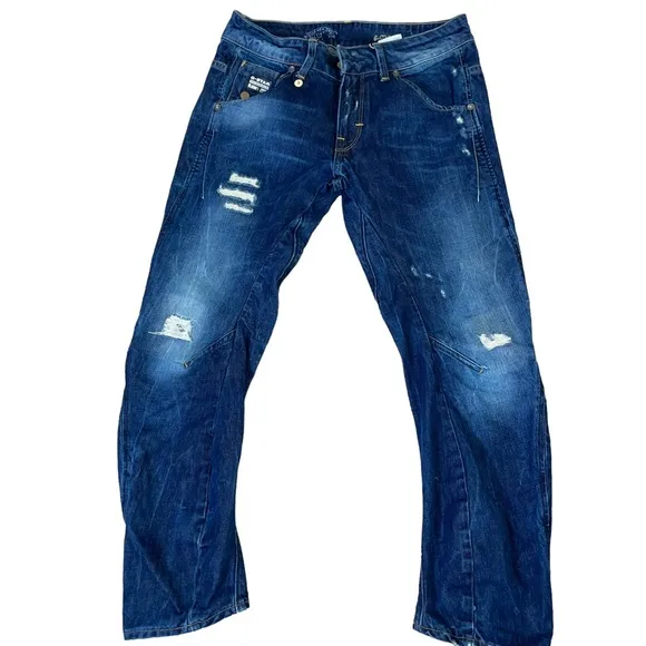 G Star Raw Arc 3D Jeans Slim Fit Men skinny distressed The 6-Star cargo denim
