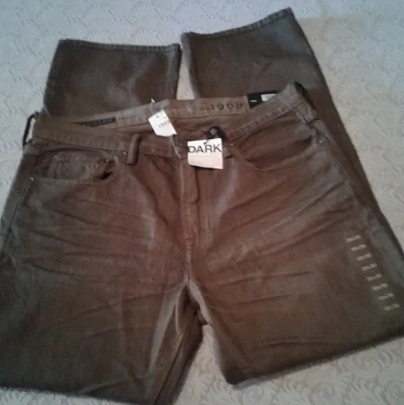 🌺 NWT Mens Gap 1969 Standard Tan Washed Jeans
          
      NWT